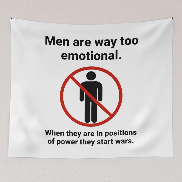 Item preview, Men are too emotional. designed and sold by Rachel the Artist .