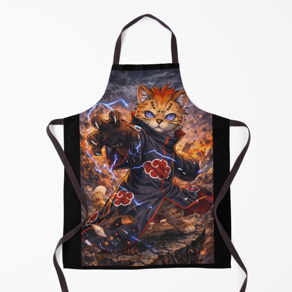 Item preview, Dark Lightning Ninja Cat Anime Style Power Warrior Design designed and sold by VibeFactoryOfc.