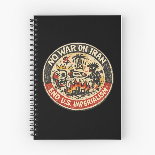 Item preview, No War on Iran - End U.S. Imperialism designed and sold by DIRTYDUNNZ.