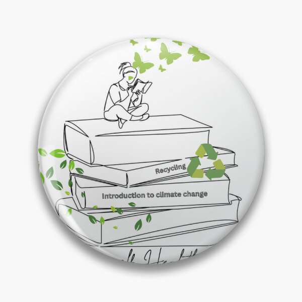 Item preview, Heal Yourself Heal the Planet – Eco-Conscious Book Lover Art designed and sold by EarthScience.