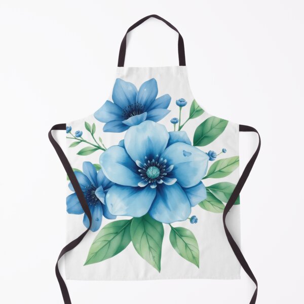 Item preview, Floral Blue Flower Sticker and Magnet - Watercolor Painting designed and sold by Express210.