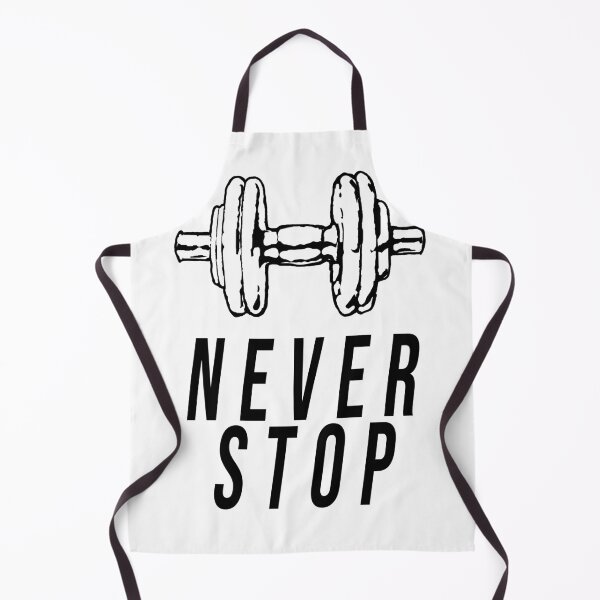 Item preview, Never Stop - Minimalist Gym Motivation Line Art designed and sold by Forge Mind.