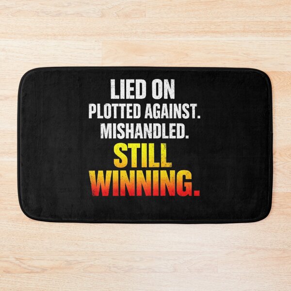 Item preview, Lied On Plotted Against Mishandled Still Winning Shirt Motivational Comeback Quote Streetwear Graphic designed and sold by VibeOffline Studio.