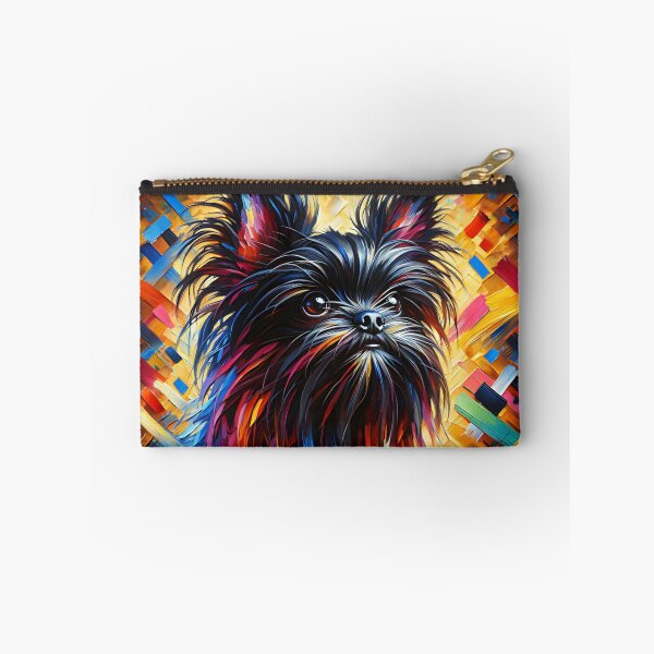 Item preview, Black Affenpinscher Acrylic Art Monkey Dog Portrait designed and sold by Puppy Puzzles Plus.