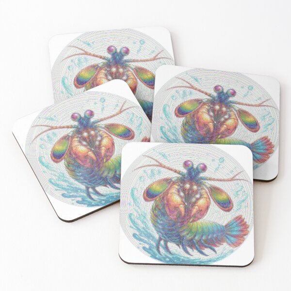 Item preview, Mantis Shrimp Lines designed and sold by florback.