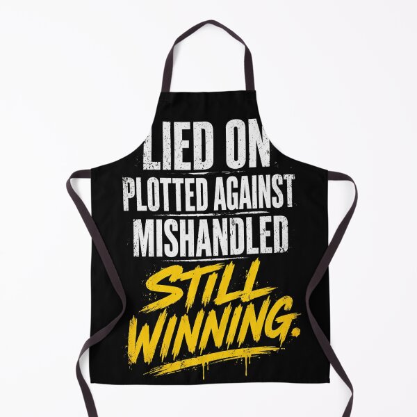 Item preview, Still Winning Brush Typography Shirt Lied On Plotted Against Mishandled Motivational Streetwear Graphic designed and sold by VibeOffline Studio.