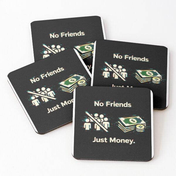 Item preview, No Friends Just Money Streetwear Quote Design designed and sold by Kupeliemre.