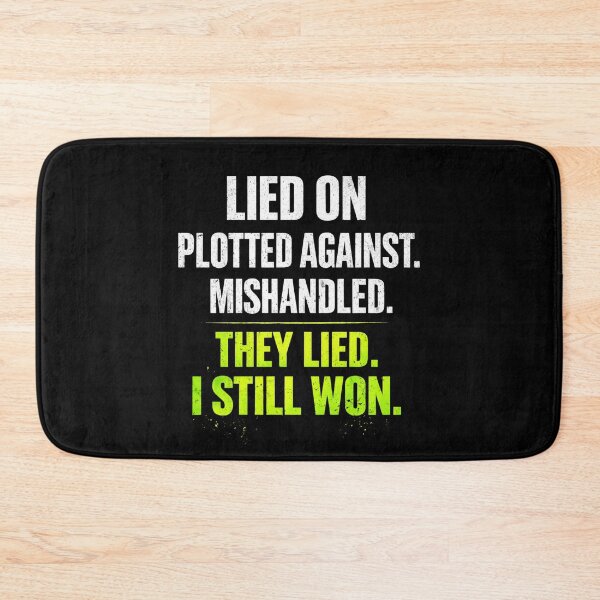 Item preview, They Lied I Still Won Shirt Motivational Comeback Quote Lied On Plotted Against Mishandled Streetwear Graphic designed and sold by VibeOffline Studio.
