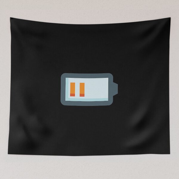 Item preview, Minimalist Low Battery Level Icon - Energy and Power Status designed and sold by Creatby7030.