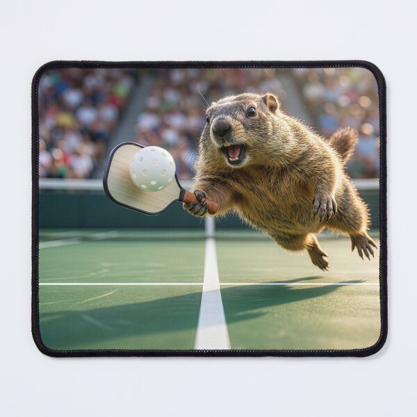 Item preview, Pickleball Groundhog designed and sold by Tridentulus.