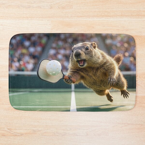 Item preview, Pickleball Groundhog designed and sold by Tridentulus.