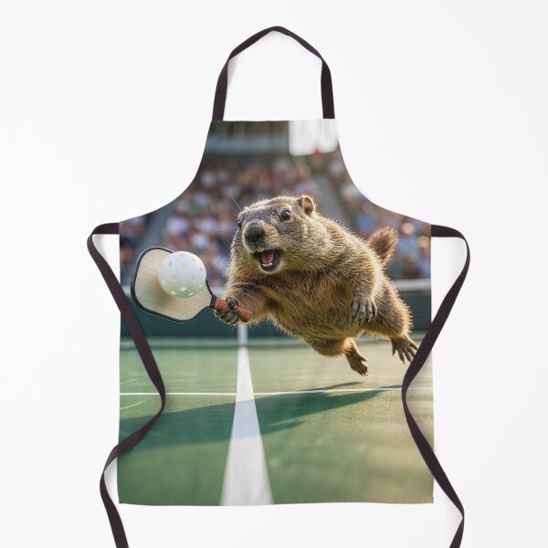 Item preview, Pickleball Groundhog designed and sold by Tridentulus.