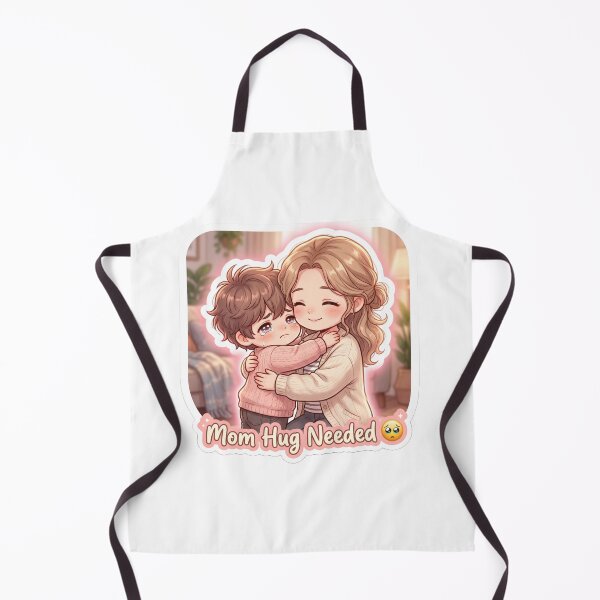 Item preview, Chibi Mom & Child Hug Sticker – "Mom Hug Needed" designed and sold by Sidra digital art 8277237.