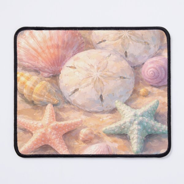 Item preview, Shell Study | Pastel Seashells in the Sand designed and sold by SpencerReedDes.