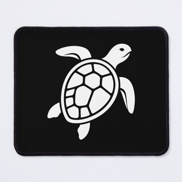 Item preview, Minimalist Sea Turtle Silhouette | Ocean Lover Graphic Art designed and sold by PryntedLabs.