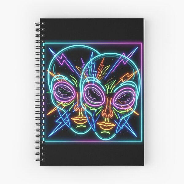 Item preview, Gray Neon Cyberpunk Alien – Trippy Glow Extraterrestrial UFO | Viral Sci-Fi Design designed and sold by KAYAPO.