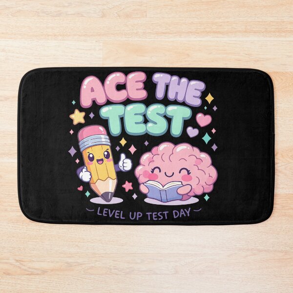 Item preview, Ace The Test Cute School Motivation Design, Kawaii Brain Pencil for Teacher Student  designed and sold by timizar.