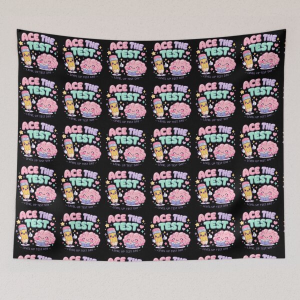 Item preview, Ace The Test Cute School Motivation Design, Kawaii Brain Pencil for Teacher Student  designed and sold by timizar.