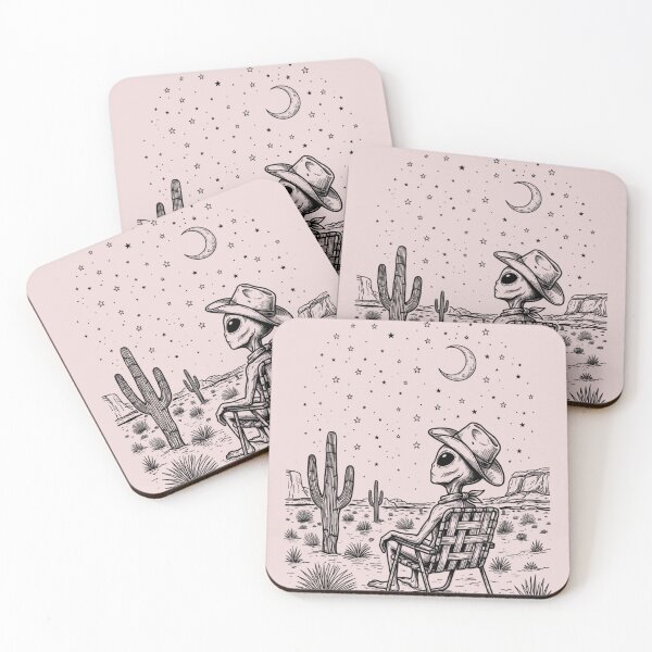 Item preview, Western Alien Night Sky designed and sold by 3D SONS SUPPLY.