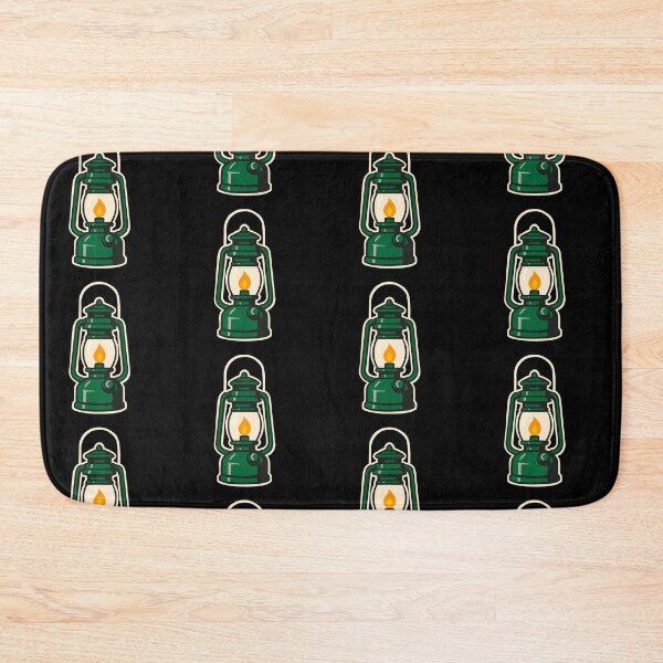 Item preview, Vintage Green Camping Lantern Design designed and sold by Vileprint.