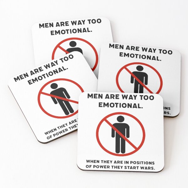Item preview, Men are too emotional. designed and sold by Rachel the Artist .