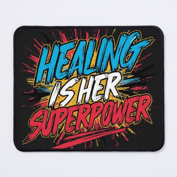 Item preview, Healing is her super power designed and sold by Silmoyo.