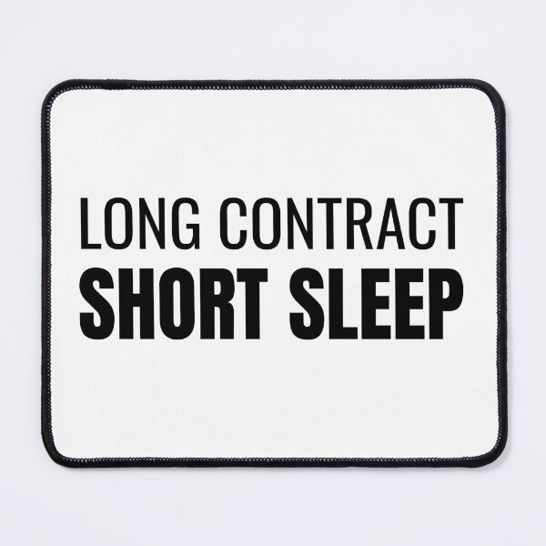 Item preview, Long Contract Short Sleep (Black) designed and sold by ShipCrewNation.