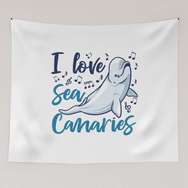 Item preview, Beluga Whale Lover I Love Sea Canaries designed and sold by jaygo.