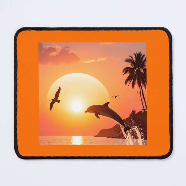 Item preview, Dolphin in the beach sunset designed and sold by Creative Visualize.