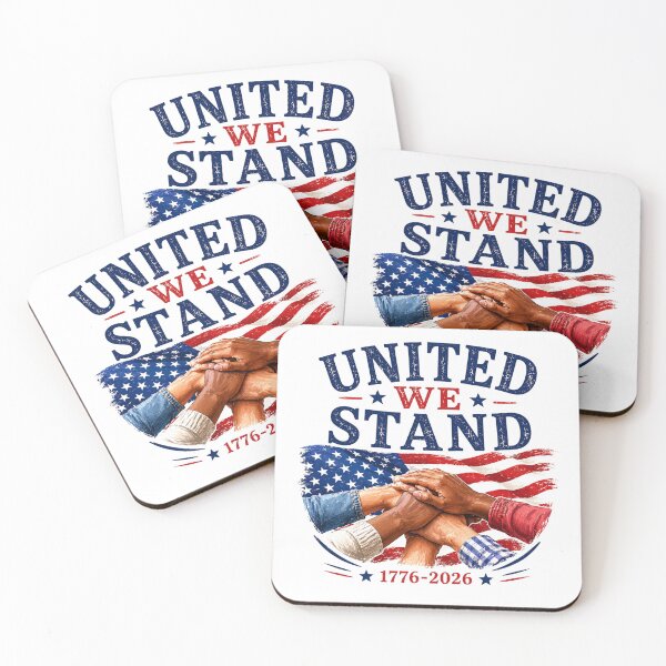 Item preview, United We Stand 1776-2026 | USA Anniversary Patriotic Design designed and sold by SassiDesigns.