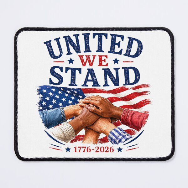 Item preview, United We Stand 1776-2026 | USA Anniversary Patriotic Design designed and sold by SassiDesigns.