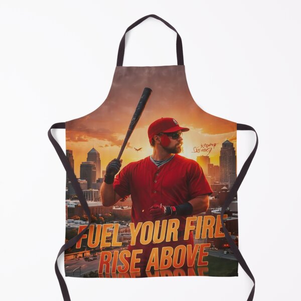 Item preview, Fuel Your Fire Rise Above Inspirational Baseball Player Sunset City Art designed and sold by BeautifulVirtues.