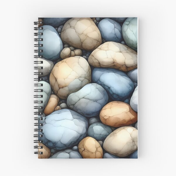 Item preview, Pebble Texture Riverbed Stillness Pattern  designed and sold by Calmersion Life.