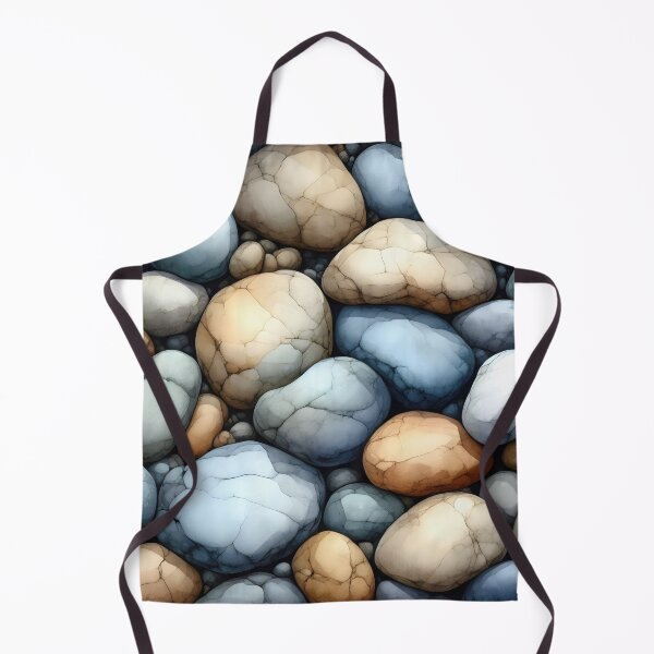 Item preview, Pebble Texture Riverbed Stillness Pattern designed and sold by Calmersion Life.