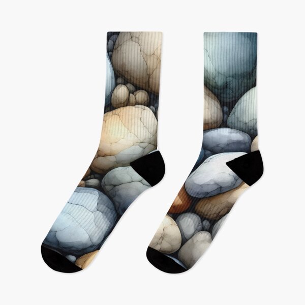 Item preview, Pebble Texture Riverbed Stillness Pattern  designed and sold by Calmersion Life.