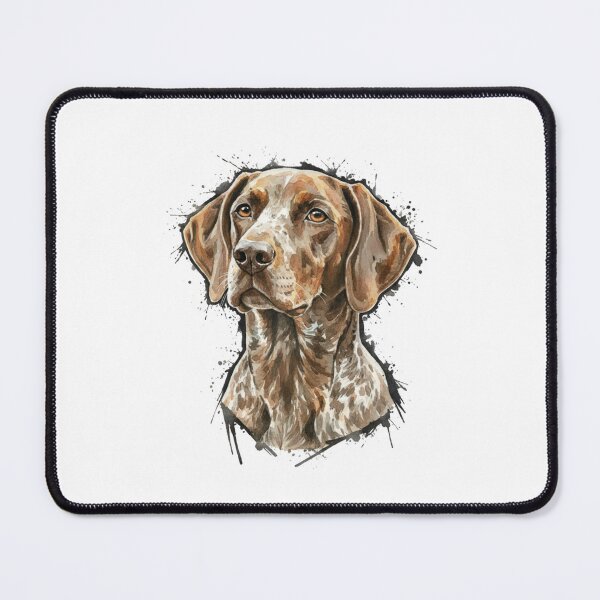 Item preview, German Shorthaired Pointer Watercolor - GSP Dog Portrait - Hunting Dog Art Print designed and sold by JLMWorks.