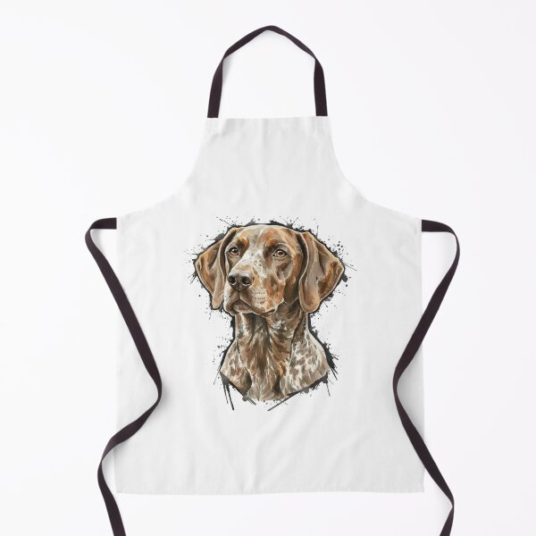 Item preview, German Shorthaired Pointer Watercolor - GSP Dog Portrait - Hunting Dog Art Print designed and sold by JLMWorks.