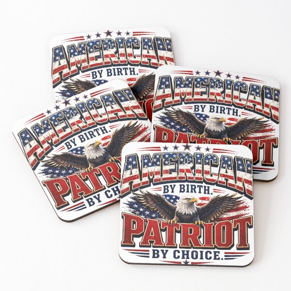 Item preview, American by Birth Patriot by Choice  designed and sold by SassiDesigns.