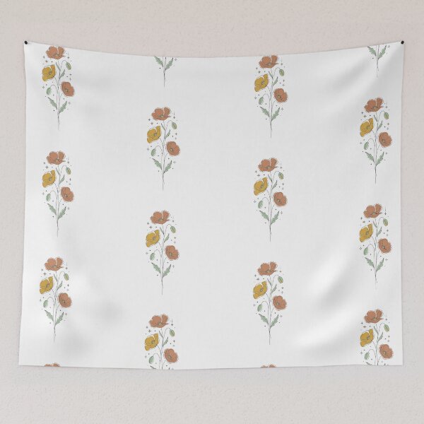 Item preview, Mystical Celestial Hairy Poppy Flower Art designed and sold by BestChoiceService.