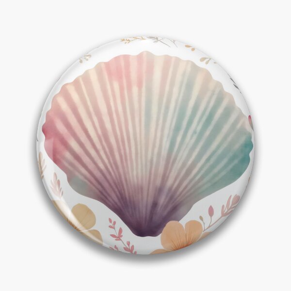 Item preview, Copy of Cute seashell clipart  featuring various colorful shell designs in different shapes and sizes designed and sold by SpaceartLilu.