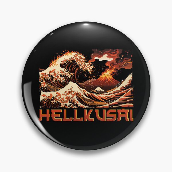 Item preview, Hellkusai (Hokusai) Great Wave  designed and sold by ArtsB.