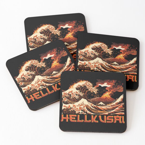 Item preview, Hellkusai (Hokusai) Great Wave  designed and sold by ArtsB.