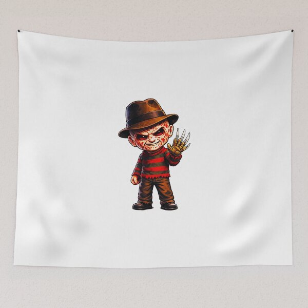Item preview, Cute Freddy Krueger Sticker Chibi Horror Slasher Art designed and sold by CMLPaintings.