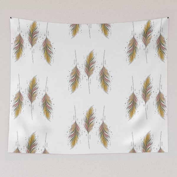 Item preview, Mystical Celestial Pampas Grass Boho Feathers designed and sold by BestChoiceService.