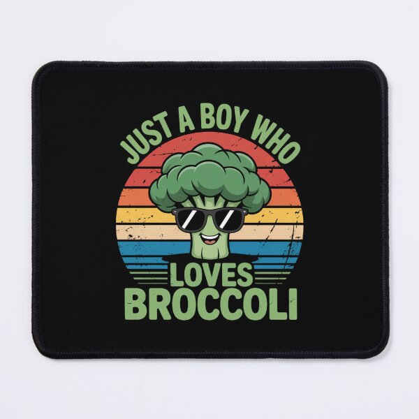 Item preview, Just a Boy Who Loves Broccoli Funny Vintage Broccoli designed and sold by Gogetgiggles.