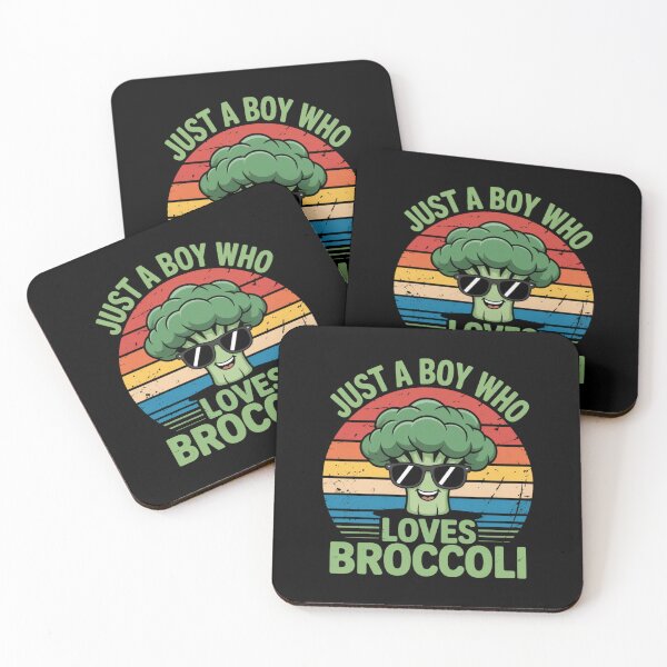 Item preview, Just a Boy Who Loves Broccoli Funny Vintage Broccoli designed and sold by Gogetgiggles.