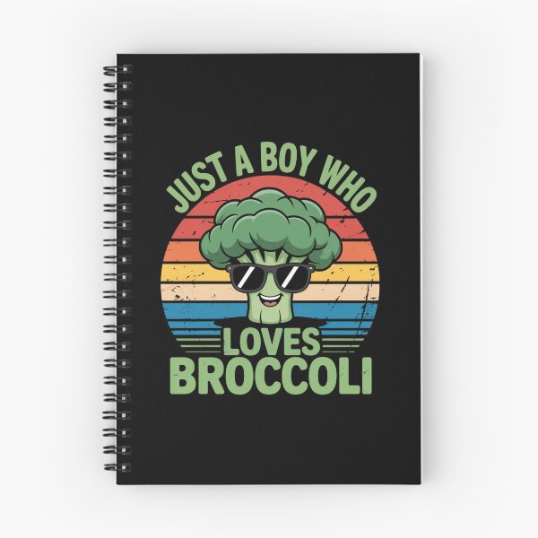 Item preview, Just a Boy Who Loves Broccoli Funny Vintage Broccoli designed and sold by Gogetgiggles.