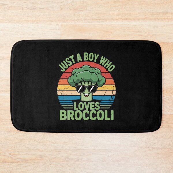 Item preview, Just a Boy Who Loves Broccoli Funny Vintage Broccoli designed and sold by Gogetgiggles.