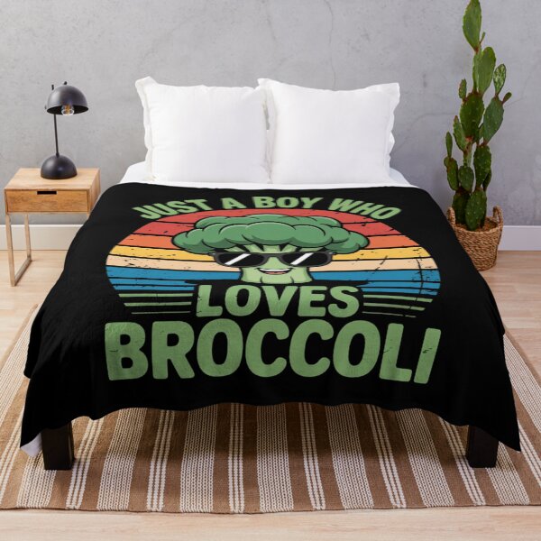 Item preview, Just a Boy Who Loves Broccoli Funny Vintage Broccoli designed and sold by Gogetgiggles.