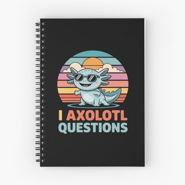 Item preview, I Axolotl Questions Funny Axolotl Design designed and sold by Gogetgiggles.